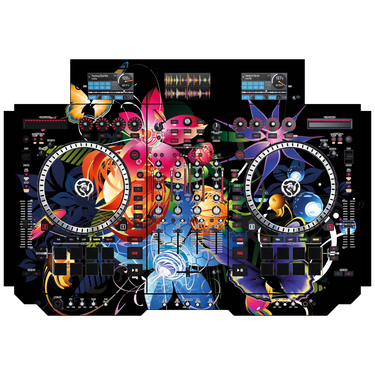 dj-skins Numark NS 7 III Skin LOTUS GARDEN